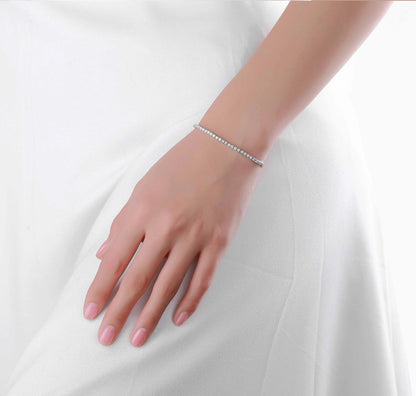 Essentia 0.96 ct Sleek Infinity Bracelet Lab Grown Diamond Bracelet