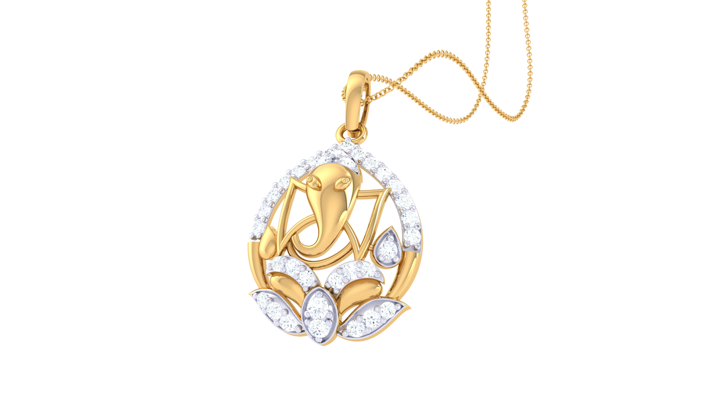 Devotional 0.21 ct Lab Grown Diamond Pendant Without Chain
