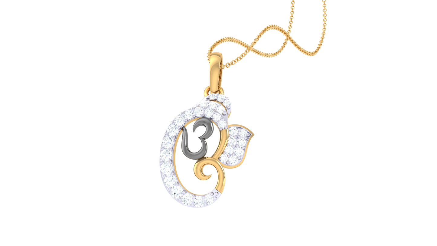 Devotional 0.19 ct Lab Grown Diamond Pendant Without Chain