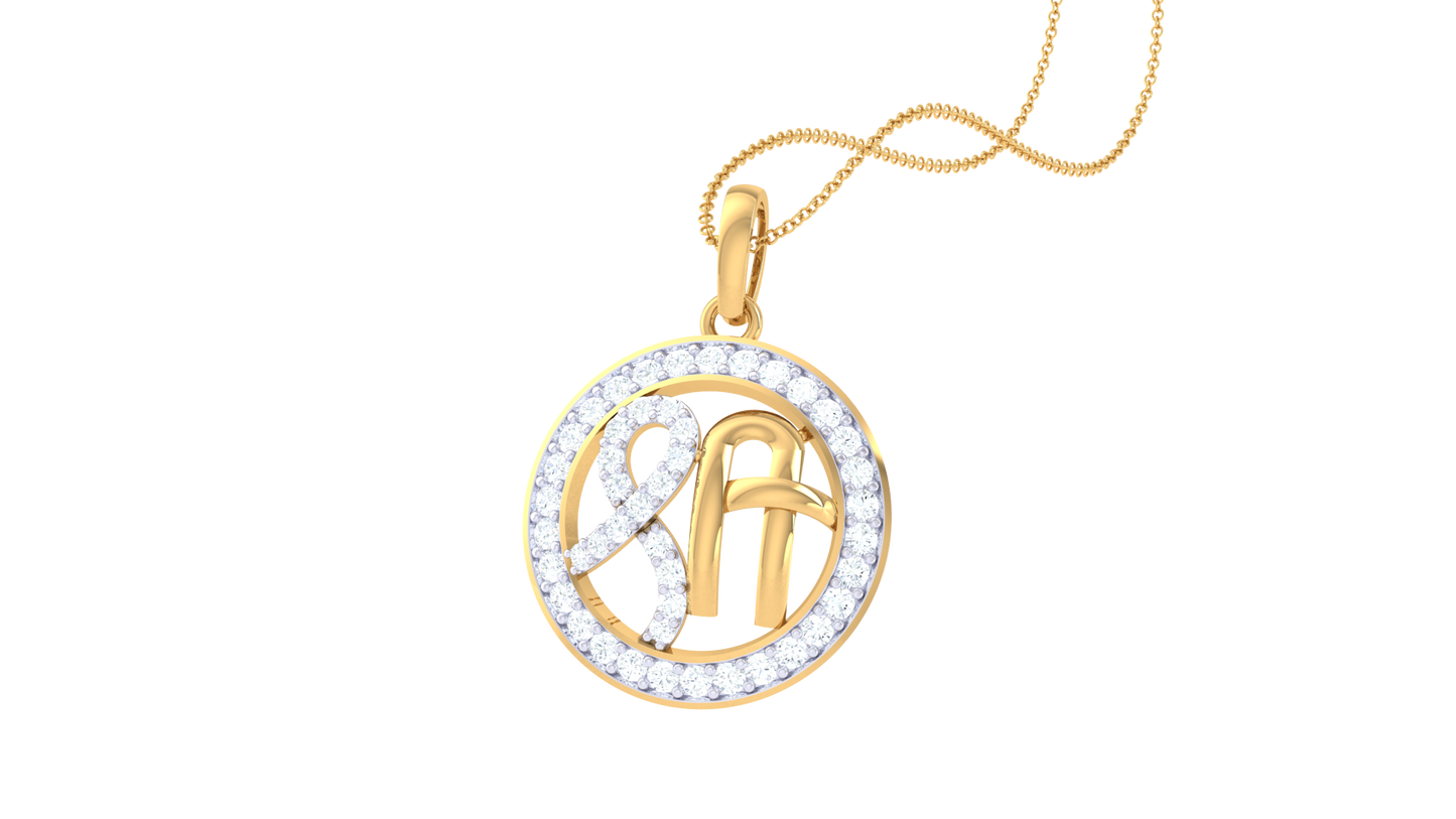 Devotional 0.27 ct Lab Grown Diamond Pendant Without Chain