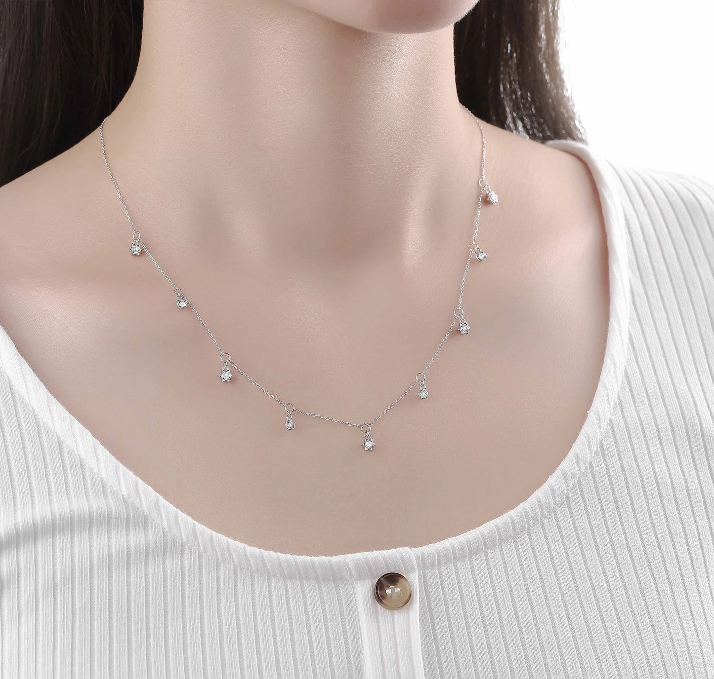Luminous Links 0.59 ct Lab Grown Diamond Pendant