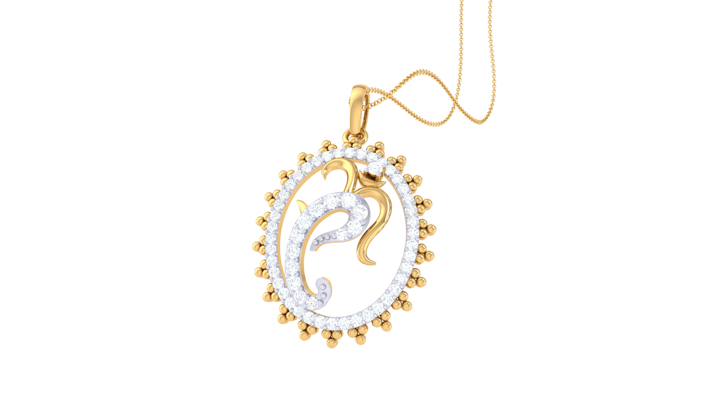 Devotional 0.27 ct Lab Grown Diamond Pendant Without Chain