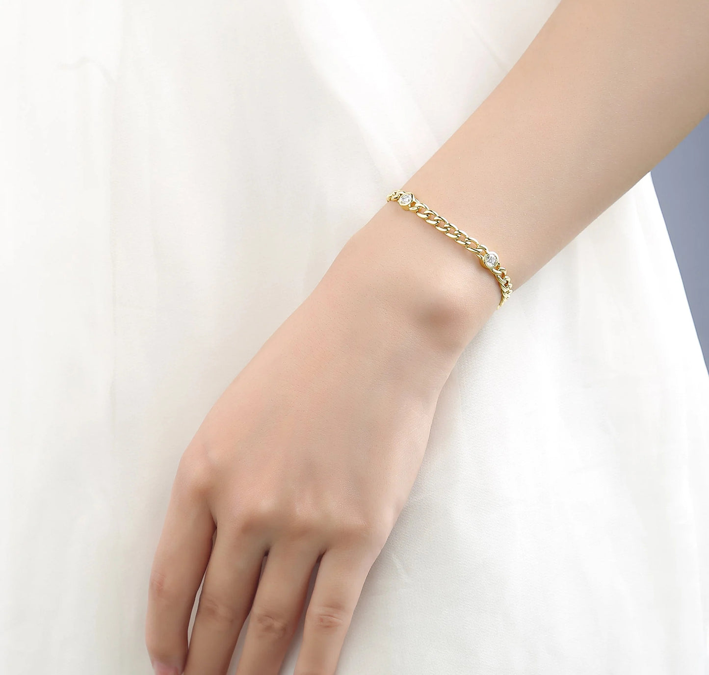 Luminous 1.10 ct Lab Grown Diamond Bracelet