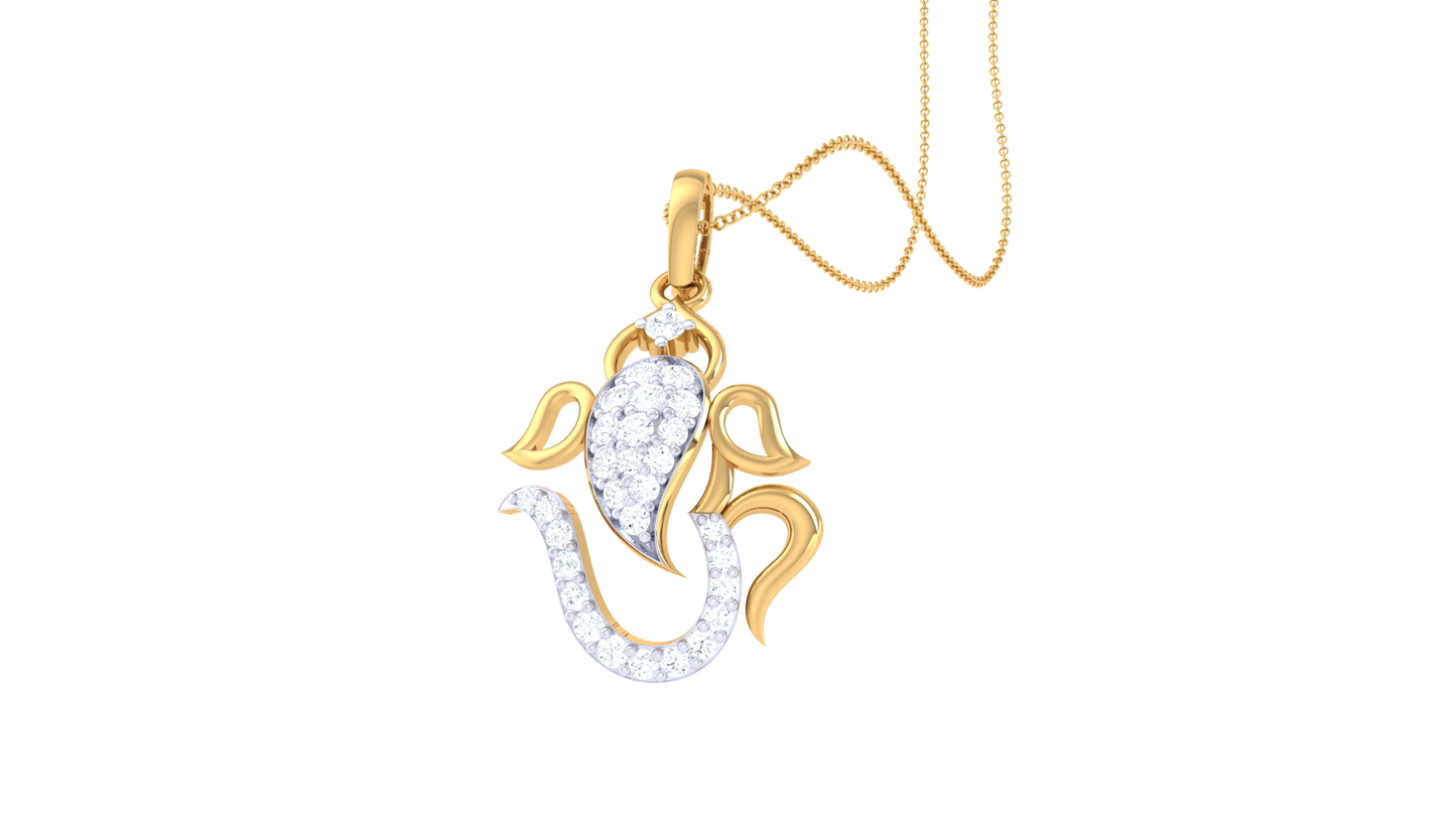 Devotional 0.17 ct Lab Grown Diamond Pendant Without Chain