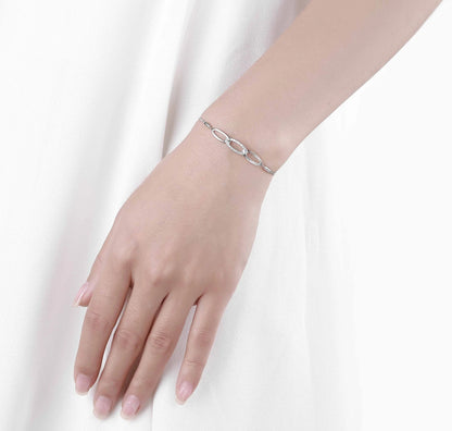 Essentia 0.13 ct Link Bracelet Lab Grown Diamond Bracelet