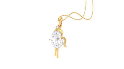 Devotional 0.13 ct Lab Grown Diamond Pendant Without Chain