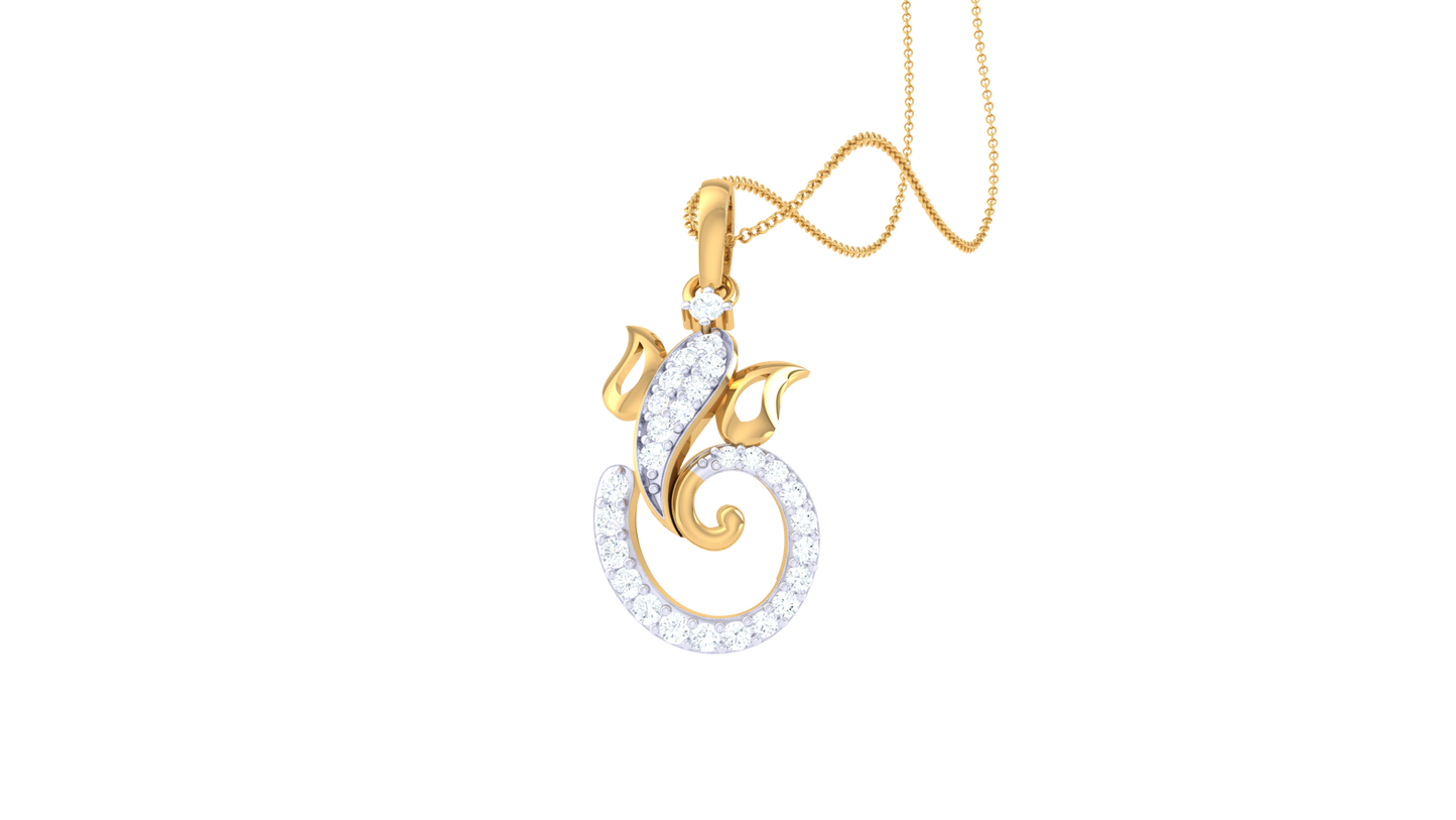 Devotional 0.15 ct Lab Grown Diamond Pendant Without Chain