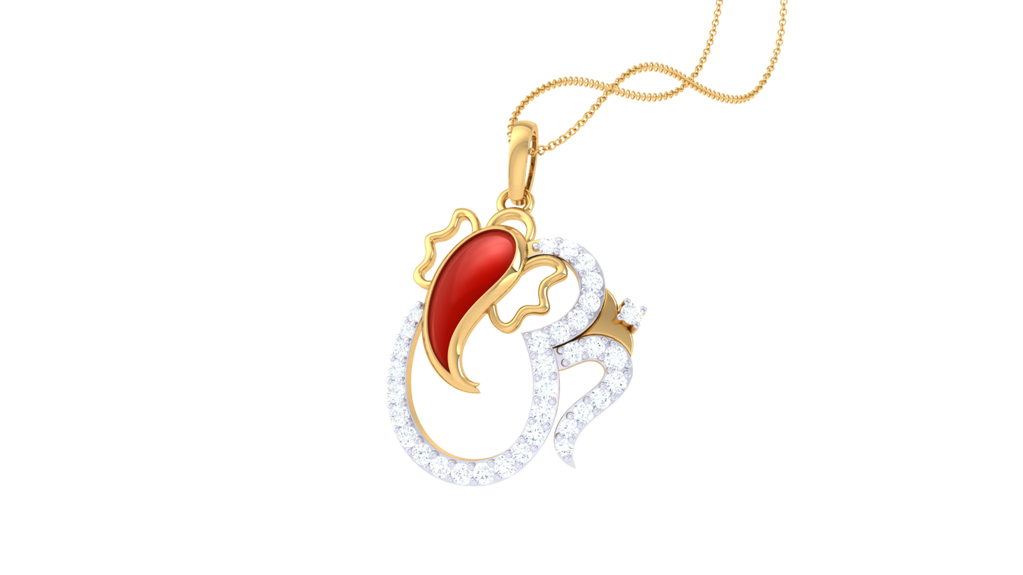 Devotional 0.29 ct Lab Grown Diamond Pendant Without Chain
