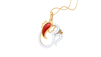Devotional 0.29 ct Lab Grown Diamond Pendant Without Chain