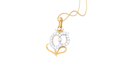 Devotional 0.15 ct Lab Grown Diamond Pendant Without Chain