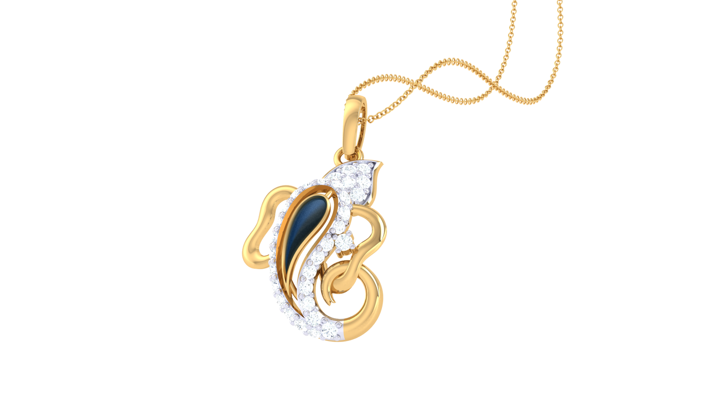 Devotional 0.20 ct Lab Grown Diamond Pendant Without Chain