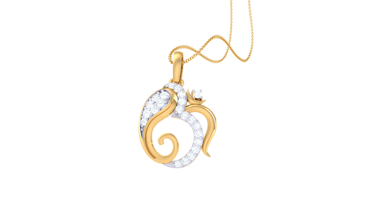 Devotional 0.18 ct Lab Grown Diamond Pendant Without Chain