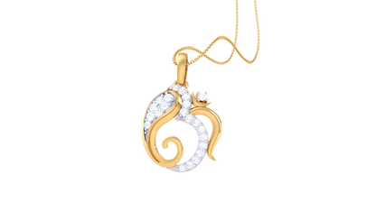 Devotional 0.18 ct Lab Grown Diamond Pendant Without Chain