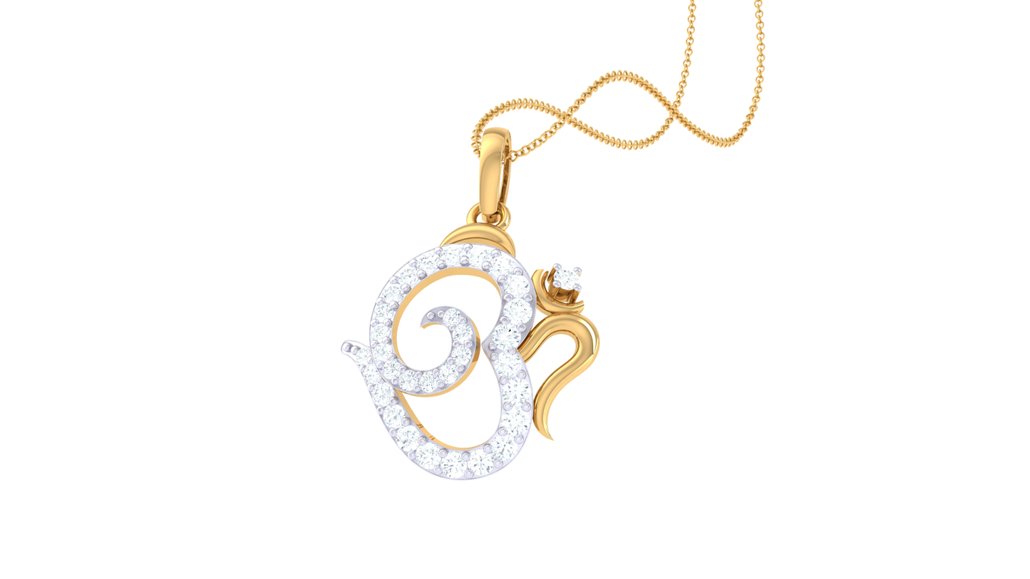 Devotional 0.26 ct Lab Grown Diamond Pendant Without Chain