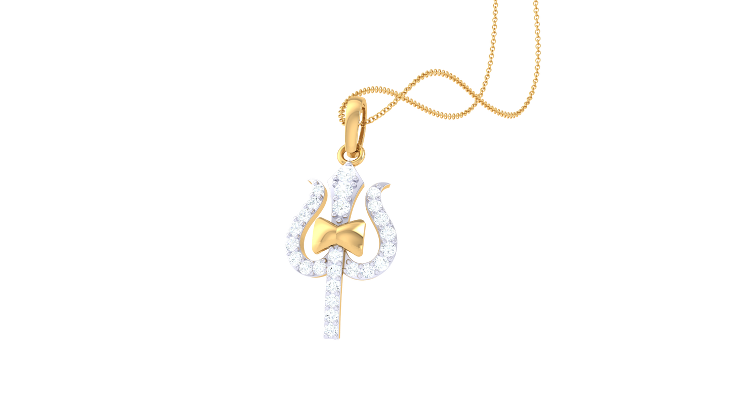Devotional 0.20 ct Lab Grown Diamond Pendant Without Chain