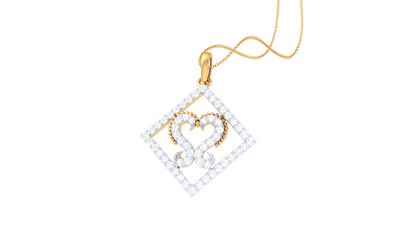 Devotional 0.37 ct Lab Grown Diamond Pendant Without Chain