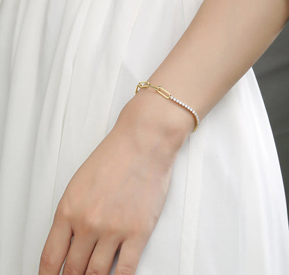 Luminous 1.24 ct Lab Grown Diamond Bracelet