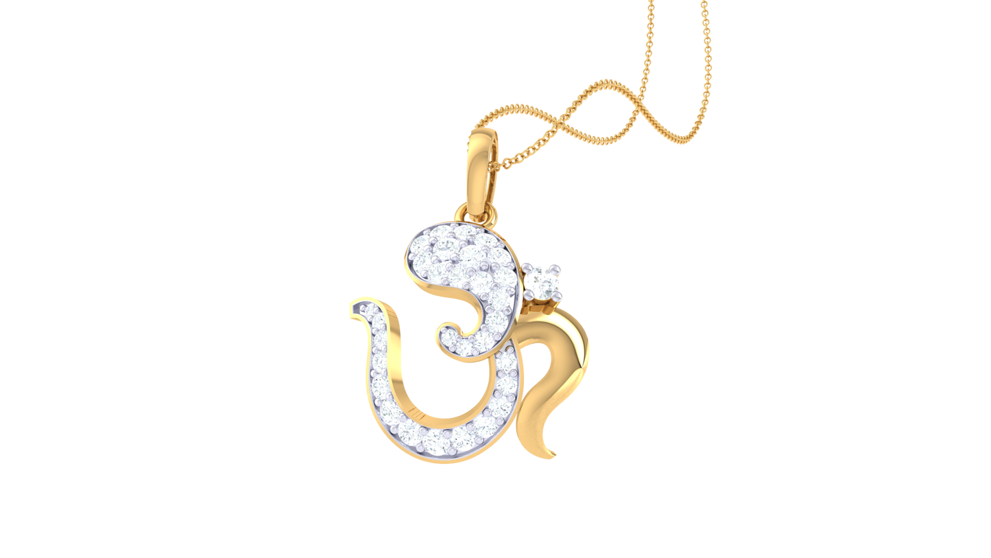 Devotional 0.16 ct Lab Grown Diamond Pendant Without Chain