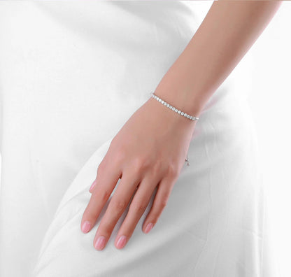 Essentia 2.35 ct Sleek Infinity Bracelet Lab Grown Diamond Bracelet