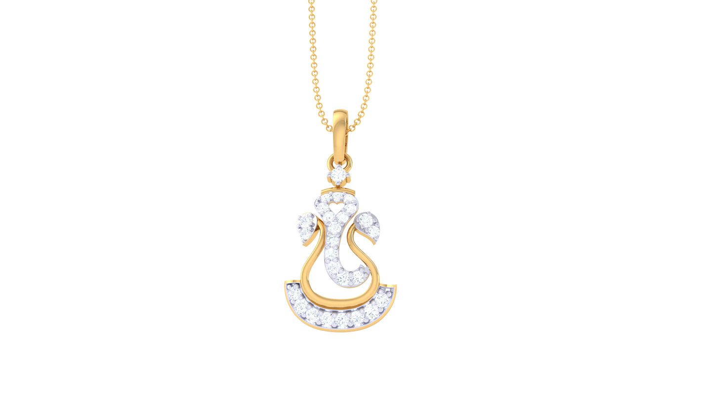Devotional 0.17 ct Lab Grown Diamond Pendant Without Chain