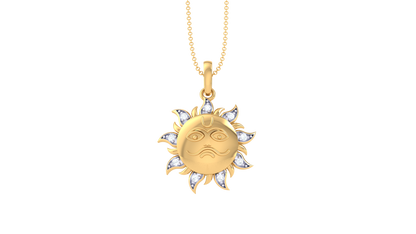 Devotional 0.03 ct Lab Grown Diamond Pendant Without Chain