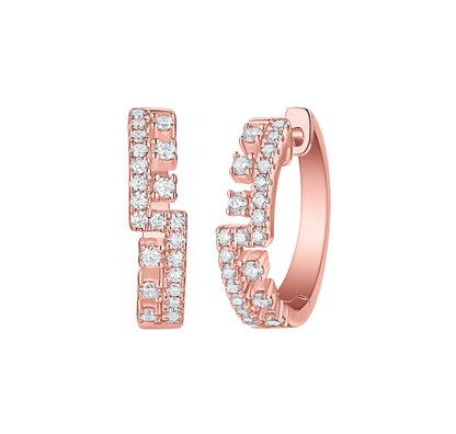 Stellar Sparkle 0.52 ct Lab Grown Diamond Earrings