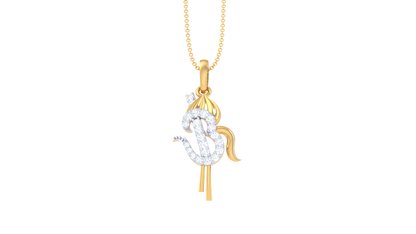 Devotional 0.13 ct Lab Grown Diamond Pendant Without Chain