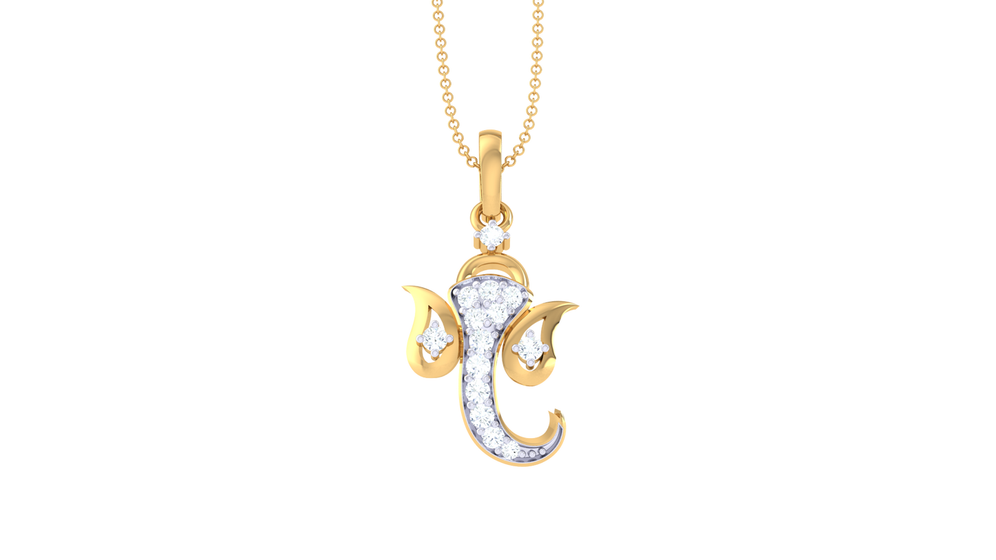 Devotional 0.24 ct Lab Grown Diamond Pendant Without Chain