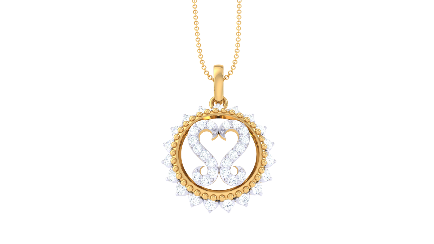 Devotional 0.32 ct Lab Grown Diamond Pendant Without Chain