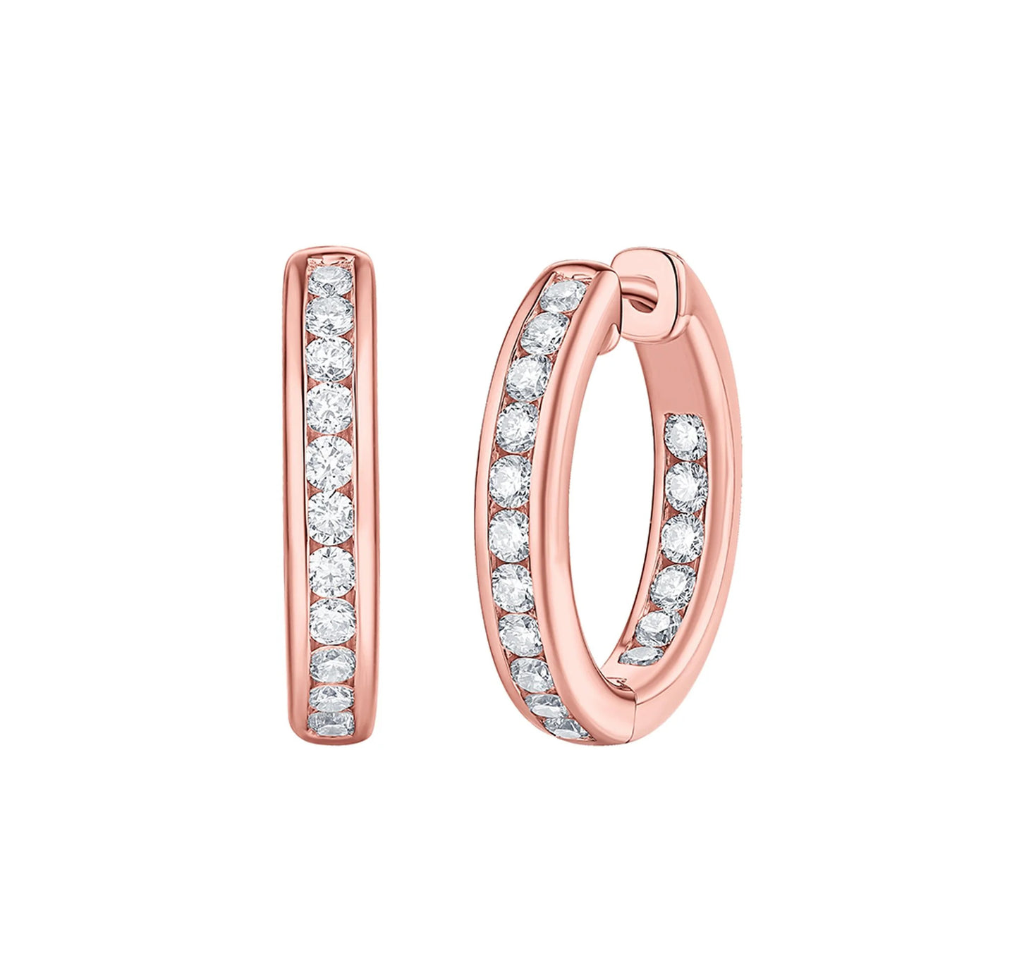 Essentia Channel 1.00 ct Lab Grown Diamond Earrings
