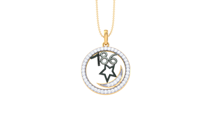 Devotional 0.21 ct Lab Grown Diamond Pendant Without Chain