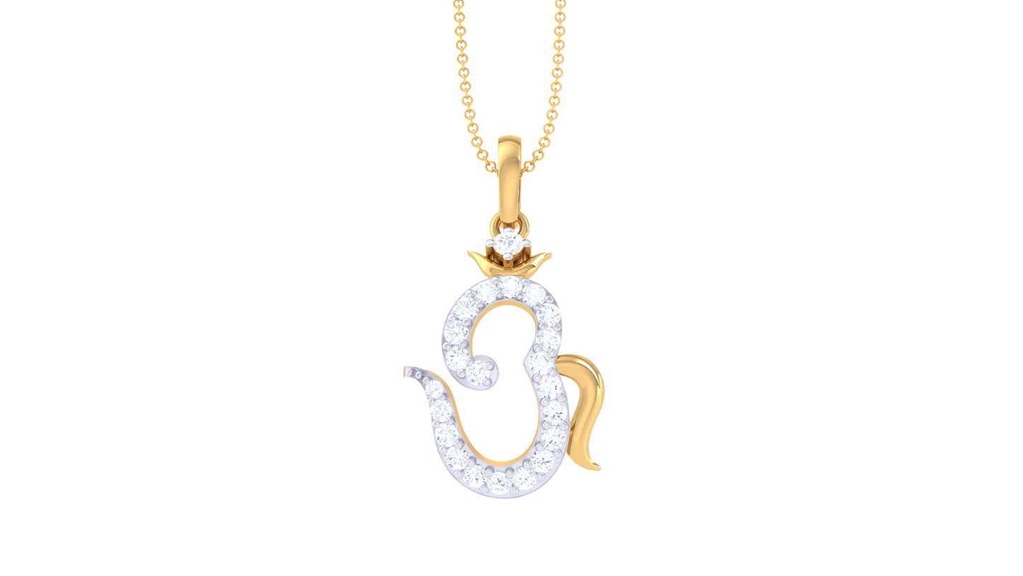 Devotional 0.18 ct Lab Grown Diamond Pendant Without Chain