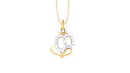 Devotional 0.15 ct Lab Grown Diamond Pendant Without Chain