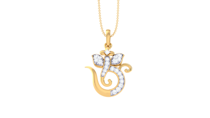 Devotional 0.14 ct Lab Grown Diamond Pendant Without Chain