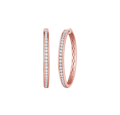 Essentia Channel 1.50 ct Lab Grown Diamond Earrings