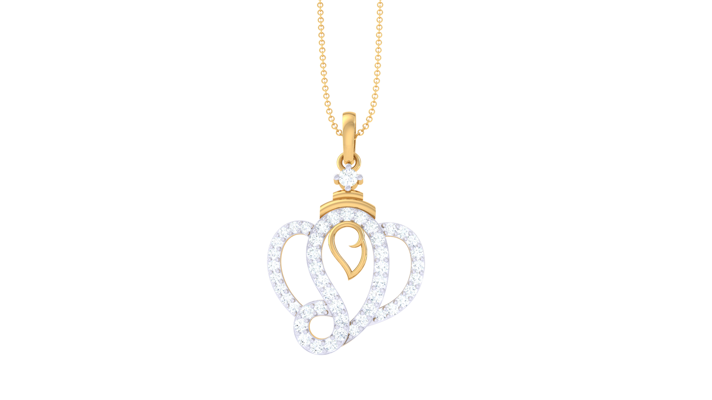 Devotional 0.35 ct Lab Grown Diamond Pendant Without Chain