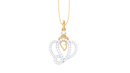 Devotional 0.35 ct Lab Grown Diamond Pendant Without Chain