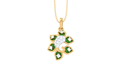 Devotional 0.11 ct Lab Grown Diamond Pendant Without Chain