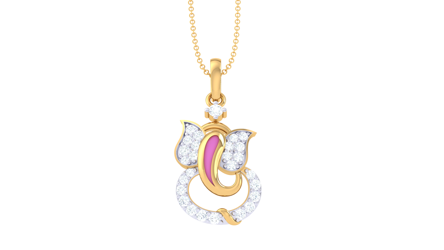 Devotional 0.19 ct Lab Grown Diamond Pendant Without Chain