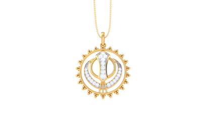Devotional 0.19 ct Lab Grown Diamond Pendant Without Chain