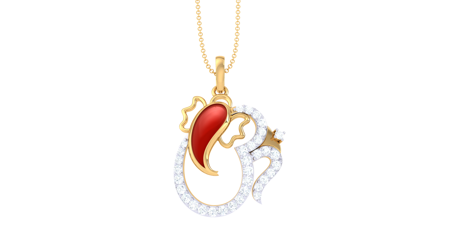 Devotional 0.29 ct Lab Grown Diamond Pendant Without Chain