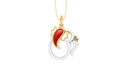 Devotional 0.29 ct Lab Grown Diamond Pendant Without Chain