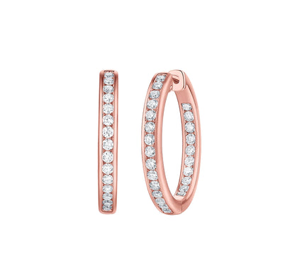Essentia Channel 1.70 ct Lab Grown Diamond Earrings