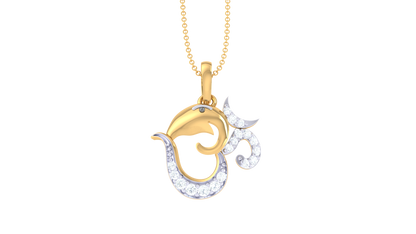 Devotional 0.11 ct Lab Grown Diamond Pendant Without Chain