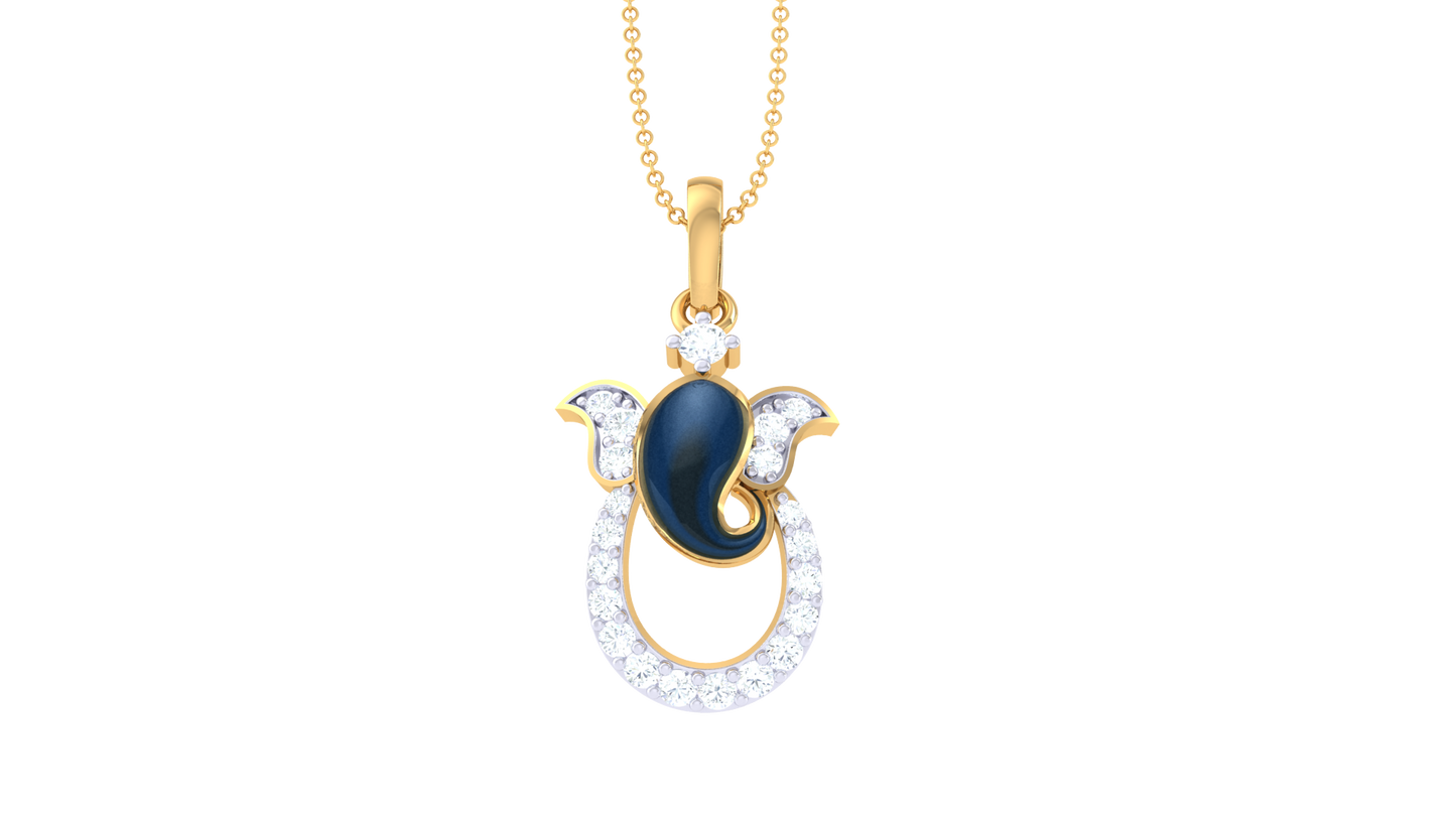 Devotional 0.15 ct Lab Grown Diamond Pendant Without Chain