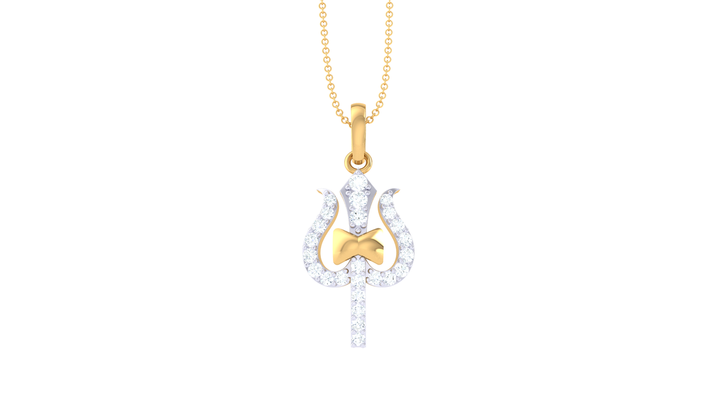 Devotional 0.20 ct Lab Grown Diamond Pendant Without Chain