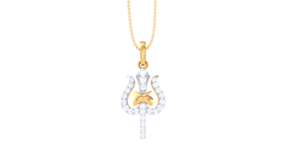 Devotional 0.20 ct Lab Grown Diamond Pendant Without Chain
