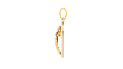 Devotional 0.29 ct Lab Grown Diamond Pendant Without Chain