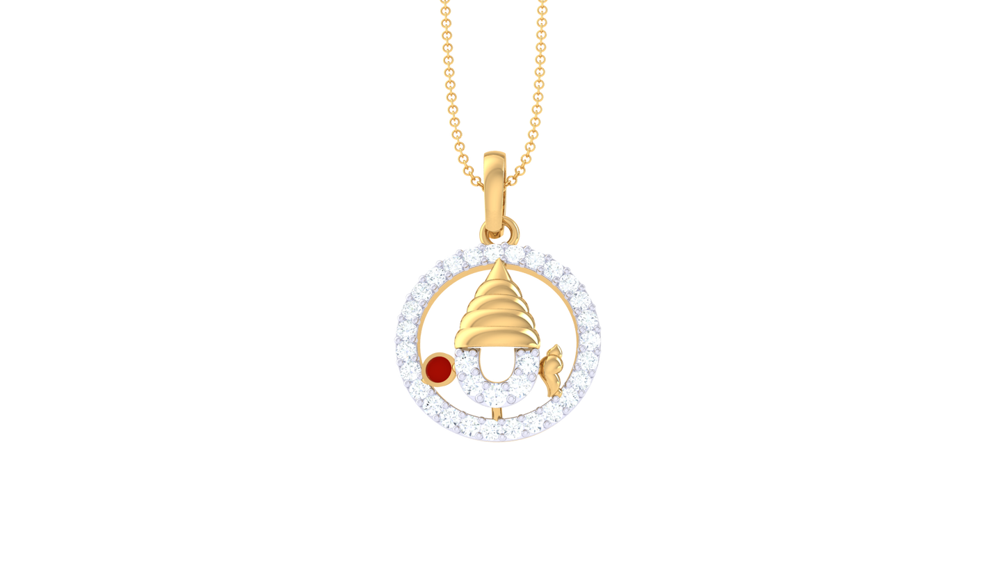 Devotional 0.22 ct Lab Grown Diamond Pendant Without Chain