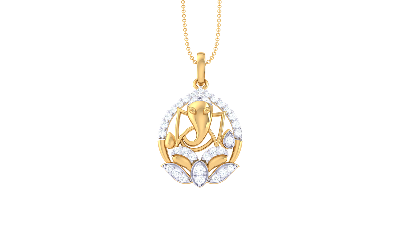 Devotional 0.21 ct Lab Grown Diamond Pendant Without Chain